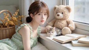 闺房清纯少女