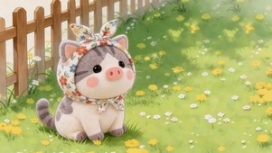 毛毡风可爱萌宠