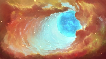 唯美卡通星空