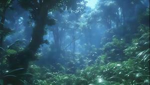森林光影