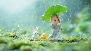 雨天漫步