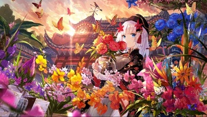 夕阳花季少女