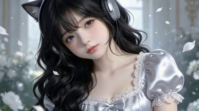 可爱萝莉女孩