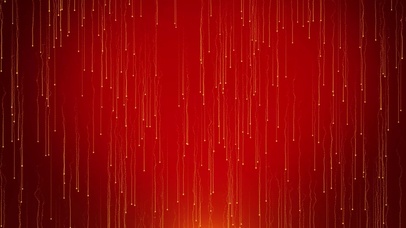 红色背景粒子条