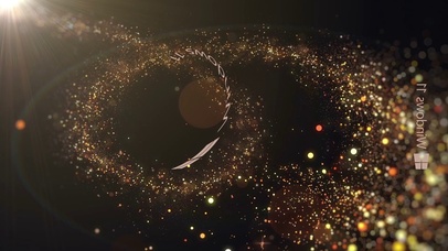 win11金色粒子风暴