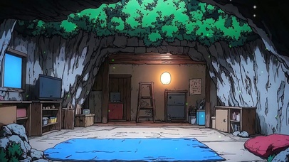 山洞绿景