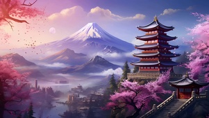 唯美古楼风景