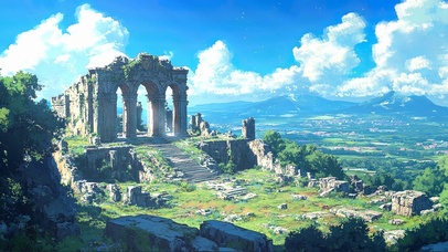 蓝天阳光山顶历史建筑