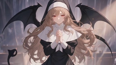 温柔邪魅修女二次元