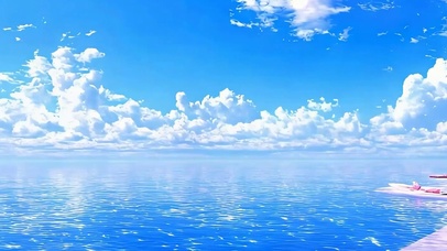 白云海景带鱼屏