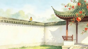 石榴树下