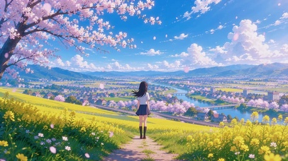 樱花与JK少女
