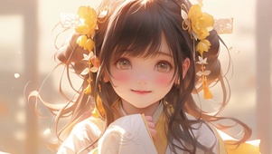 可爱古风女孩