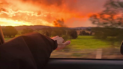 追一场旷野日落