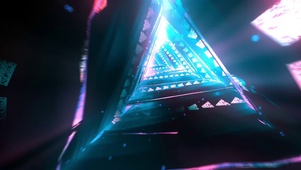 4K科幻三角隧道