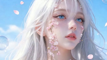 白发女孩