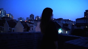 意境唯美背影