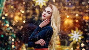 雨屏欧美女神