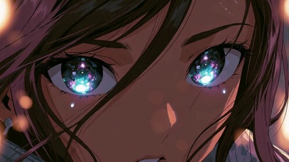 二次元大眼妹