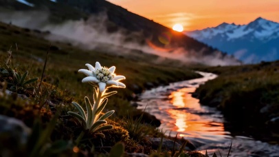 山峦之花