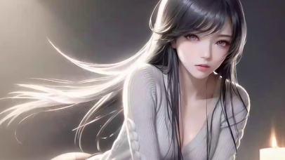 忧郁的毛衣女神25