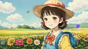 4K60帧-宫崎骏美少女