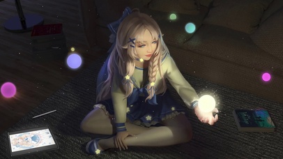 房间女孩魔法球