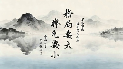 格局要大 脾气要小