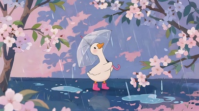 雨天小鸭