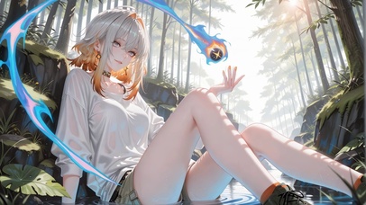 森系光影里嘉贝莉娜