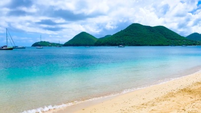 美丽的海岛海岸