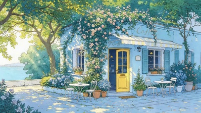 小清新鲜花小屋