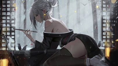 动漫女生桌面壁纸酷炫1