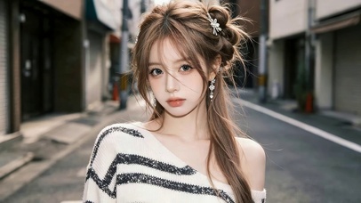 可爱清纯女孩
