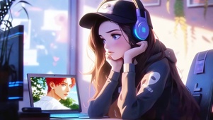 听歌的女孩