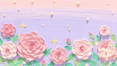 粉紫漫染的玫瑰星野