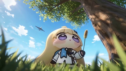 菲比玩草