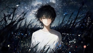 星空下少年