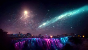 星河瀑布