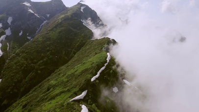 高清 免费 自然风扇云雾山脉