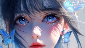 眼睛里藏着星星