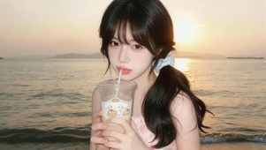 清纯海边女孩（治愈）