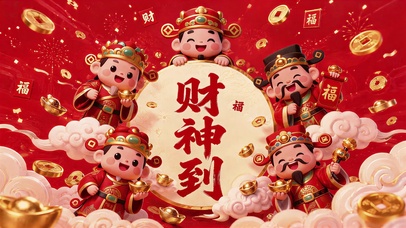 五路财神到-无缝循环