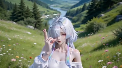 莫宁刀马舞蹈（循环）