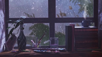 窗外的雪