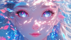 眼睛里有星星 