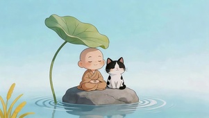 可爱小和尚