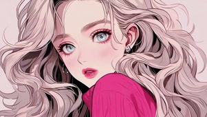 动漫插画少女