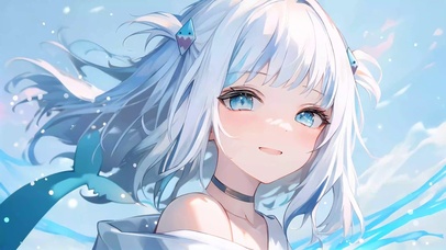 可爱二次元鲨鱼少女