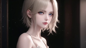 金发美女